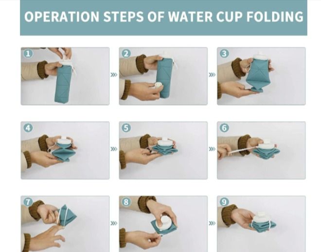 NovaPick Premium Collapsible Silicone Water Bottle (600ml, Lavender Dusk)