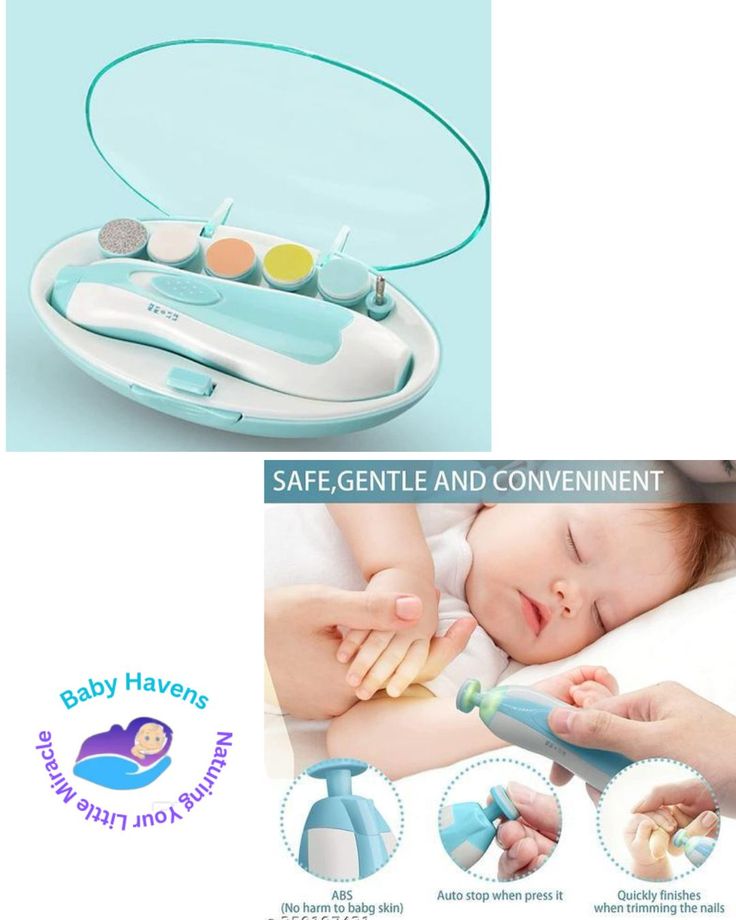 TinyTrim Elite™ - Safe 6-in-1 Electric Baby Nail Trimmer & File Kit