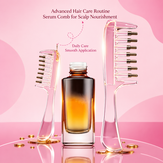 Premium Hair Oil & Serum Applicator Comb.